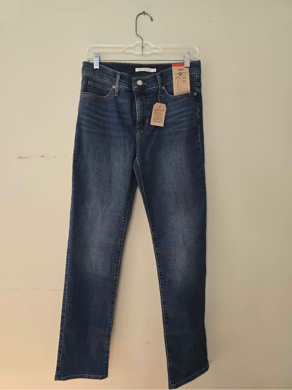 Levi's Women's Dark Indigo Straight Leg Jeans
